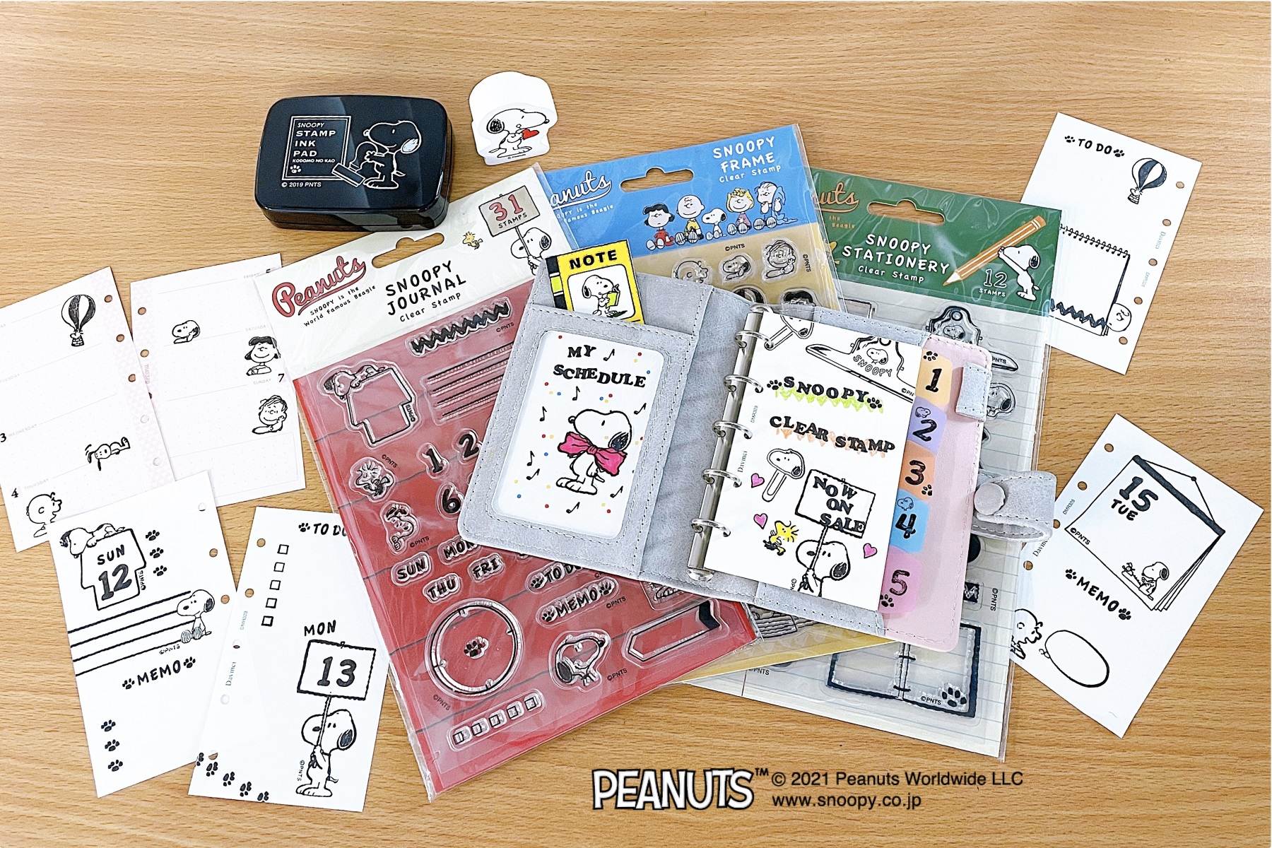 透明だから押しやすい スヌーピークリアスタンプ Kodomo No Kao