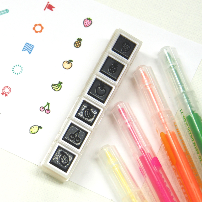 ボタン式の浸透印 Potitto6（ポチッとシックス） – KODOMO NO KAO
